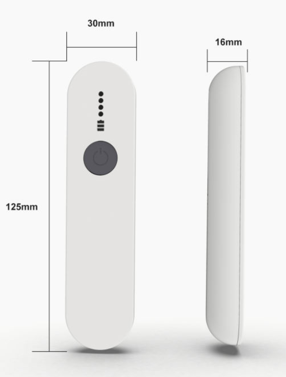 P - Travel size UV Sanitizer Wand USB Rechargeable UVC Sterilizer 99.9% Sterilization