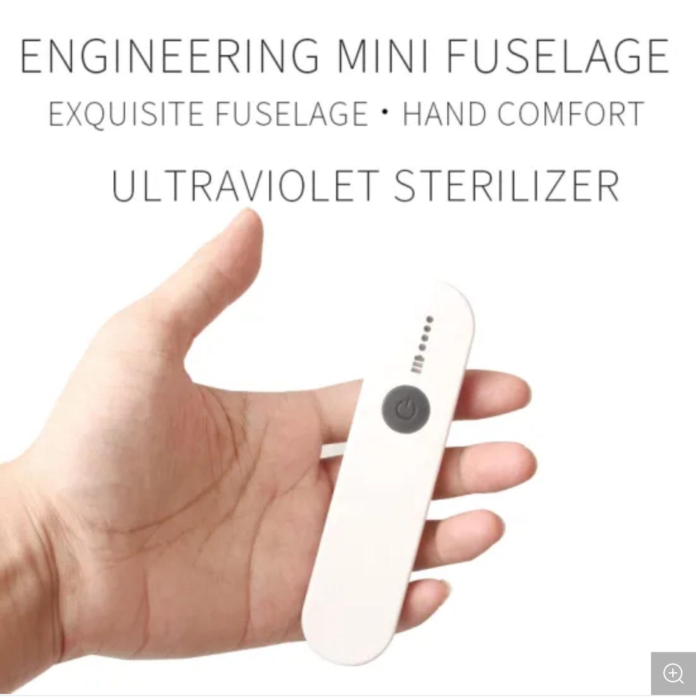 P - Travel size UV Sanitizer Wand USB Rechargeable UVC Sterilizer 99.9% Sterilization