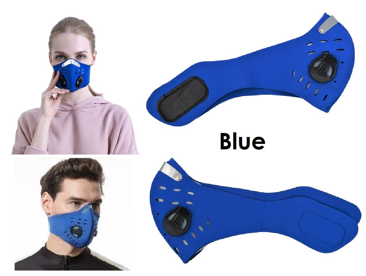 Choose from 4 Colors Face mask with filter Adult Unisex face covering