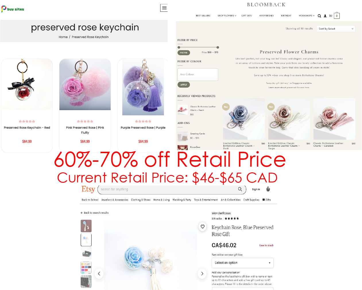 N - Real Preserved Rose Handmade Gift Glass Ball Pearl Hand Bag Charm Keychain Gifts