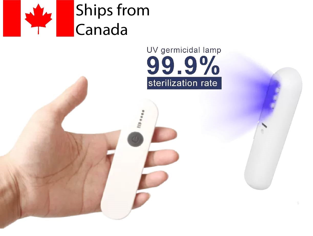 P - Travel size UV Sanitizer Wand USB Rechargeable UVC Sterilizer 99.9% Sterilization