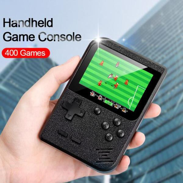 G - 400 Built in Retro Classic Video Games Handheld Console w/ 2 player Gift Set Black Red Blue Yellow and White