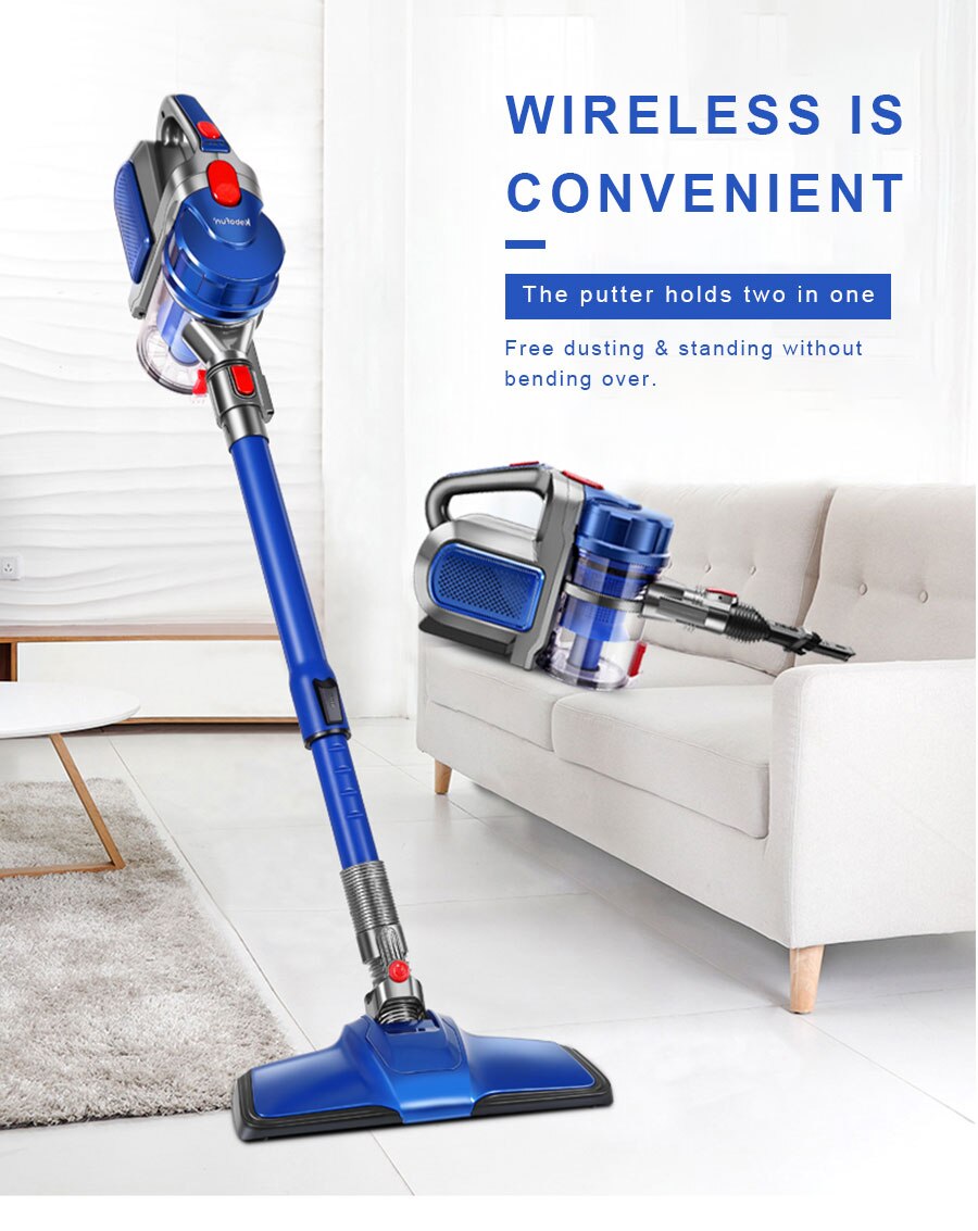 P - Cordless Handheld Home Vacuum Cleaners Rechargeable Lithium Battery Sweeping Machine Wireless Garbage Removal Tool for Family