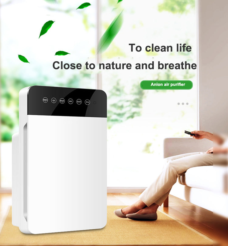 Air Purifier for Home Office 35 to 50 Square metres Ion Technology HEPA Filter Air Cleaner Remote Control Portable With Timer For Dust and Allergies