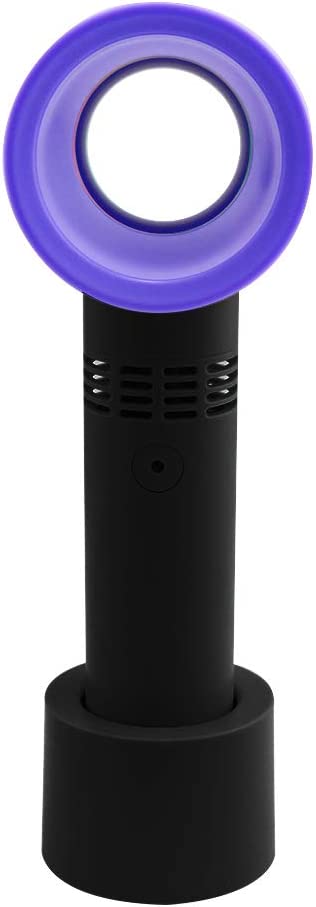 Bladeless Fan USB Rechargeable Portable Handheld Mini Handy Outdoor Cooler