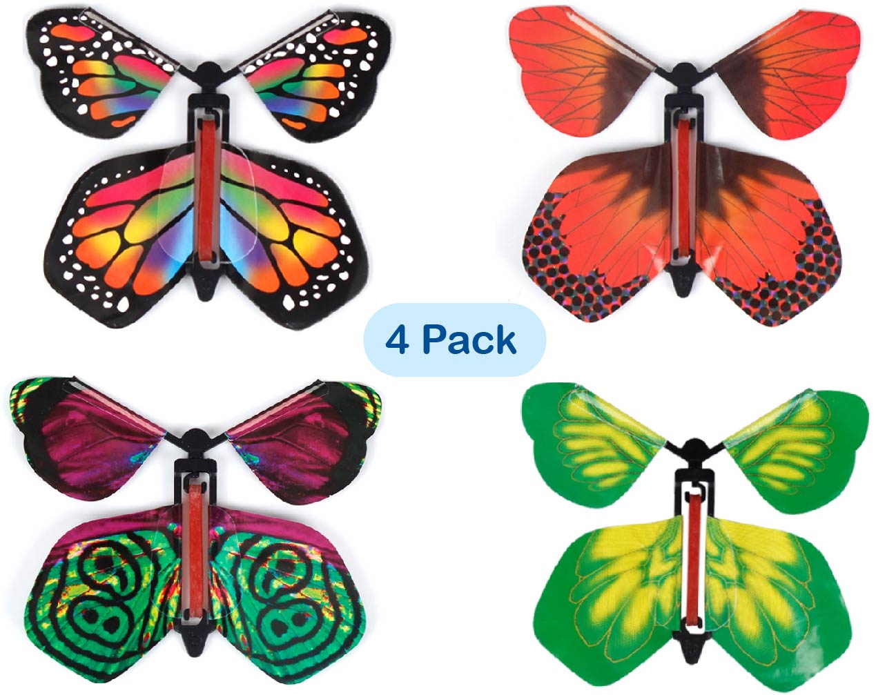 Magic butterfly flying card best sale toy