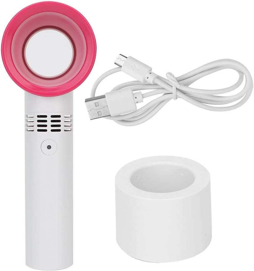 Bladeless Fan USB Rechargeable Portable Handheld Mini Handy Outdoor Cooler