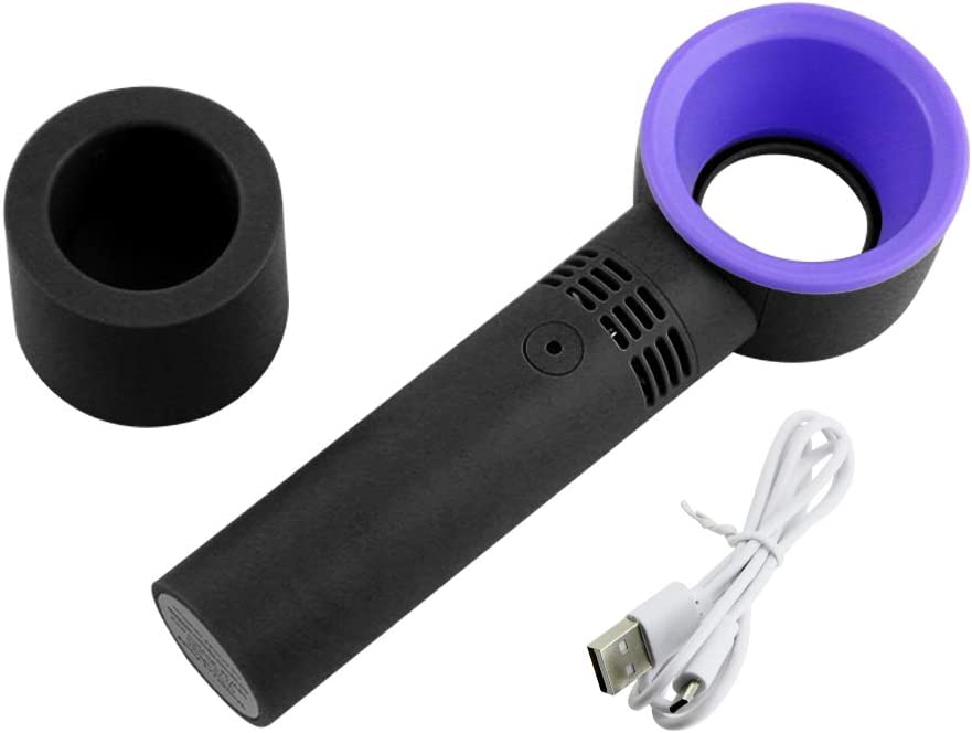 Bladeless Fan USB Rechargeable Portable Handheld Mini Handy Outdoor Cooler