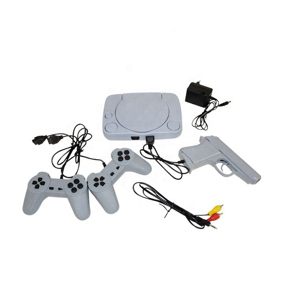 Super 8bit 9999999 Classic Video Game Mini Wired Console With Two Game Controllers And One Duck Hunt Gun With AV Output Dual Players Game Console