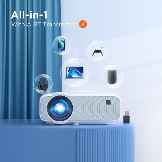 E - ABOX HD Projector GC357 1080p LED Portable HDMI TV Outdoor Movies WIFI Wireless Mirroring