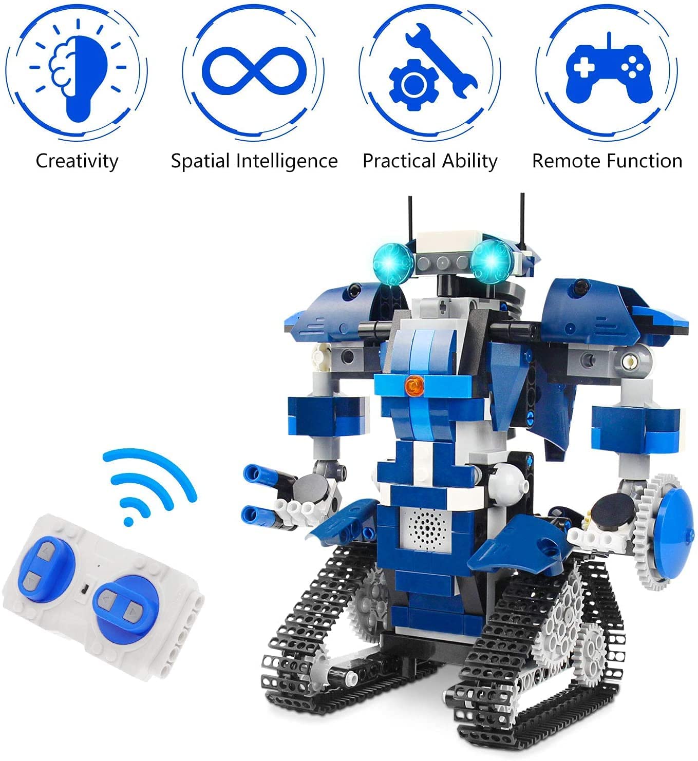 G - STEM Learning Toy AImubot Robot Building Toys Remote control Phone App Gift Kids Boys Girls 8yrs+