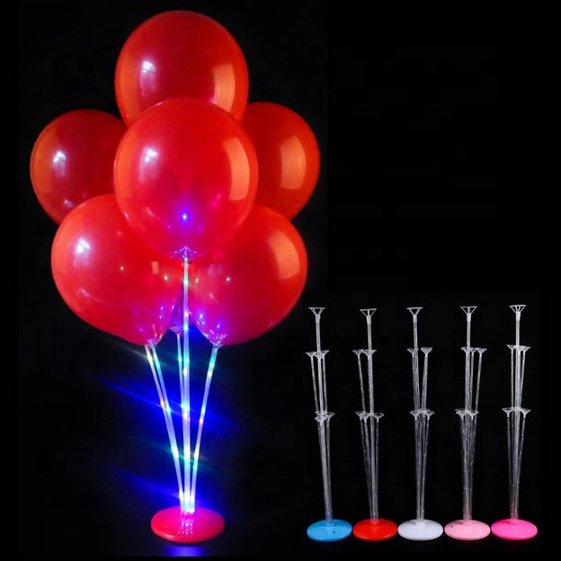 G - LED Balloon Stand Kit For 7 Balloons For Birthday Wedding Party Decorations