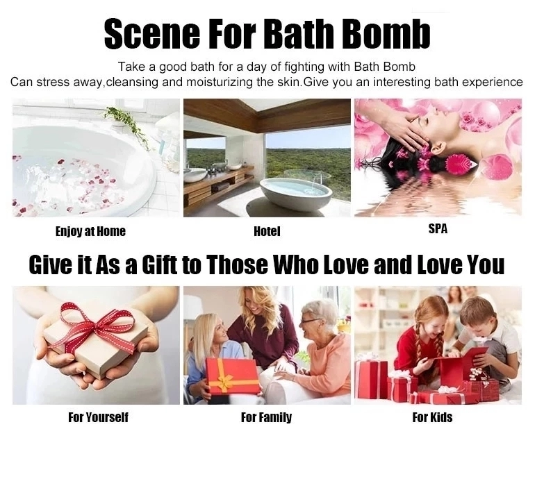 A - Cupcake Bath Bomb Bath Salt Gift Set 90g 4pc