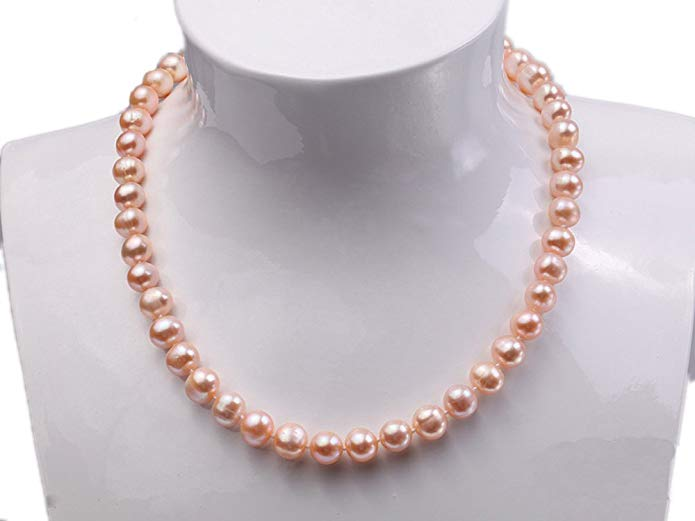 PA - Real Pearl Full Set Pink Necklace Bracelet Earring Celeste 925 Sterling Silver Pearls gift box