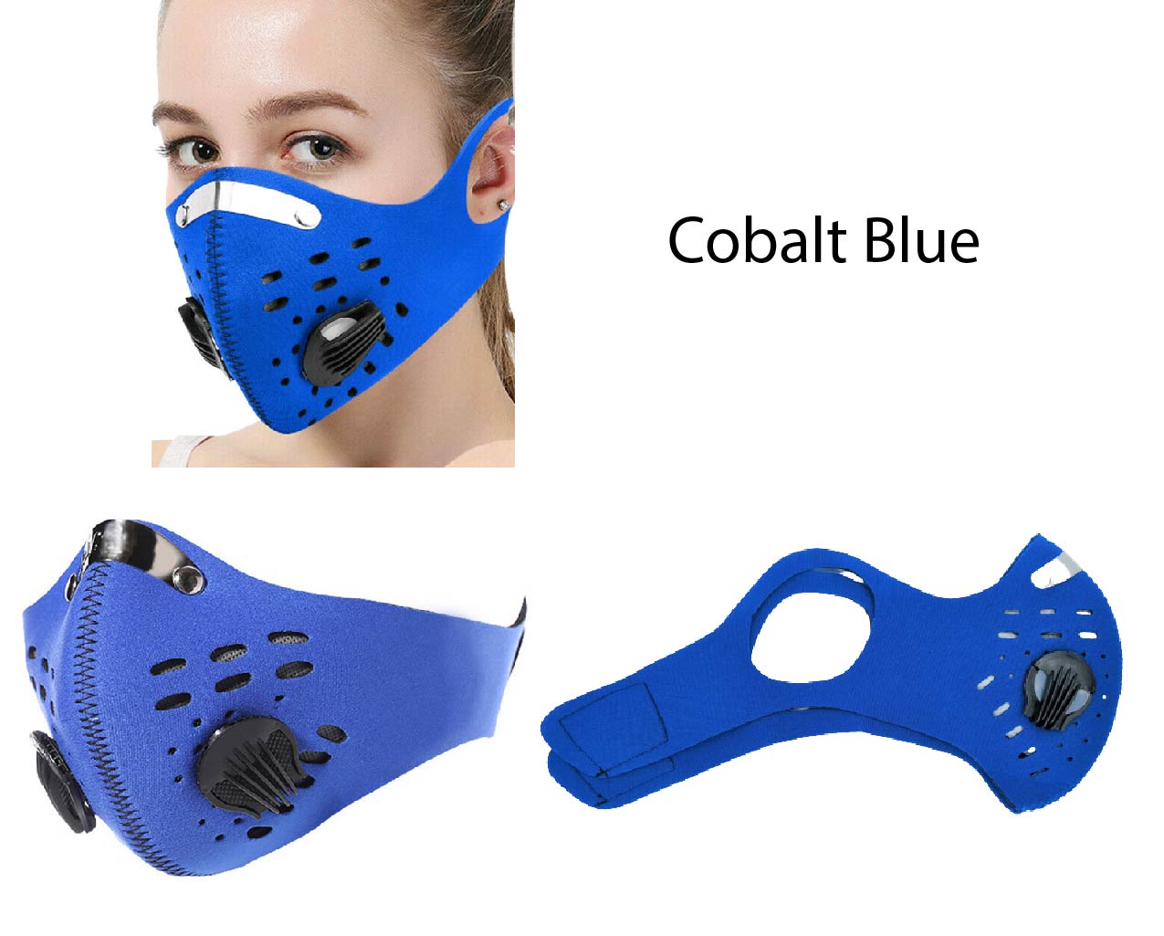 Choose from 4 Colors Face mask with filter Earloops Adult Unisex face covering