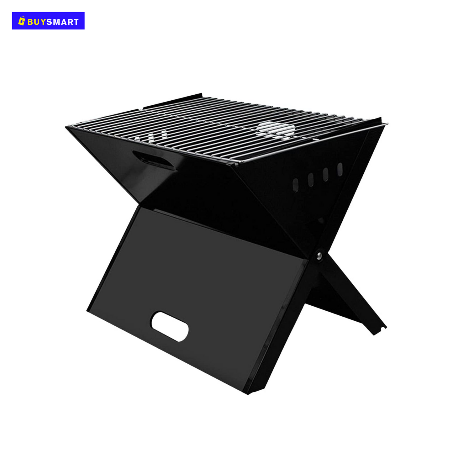 Foldable Barbecue Grill BBQ Portable Outdoor X-Type Picnic Stove for Outdoor Campers Barbecue Lovers Travel Park Beach Wild