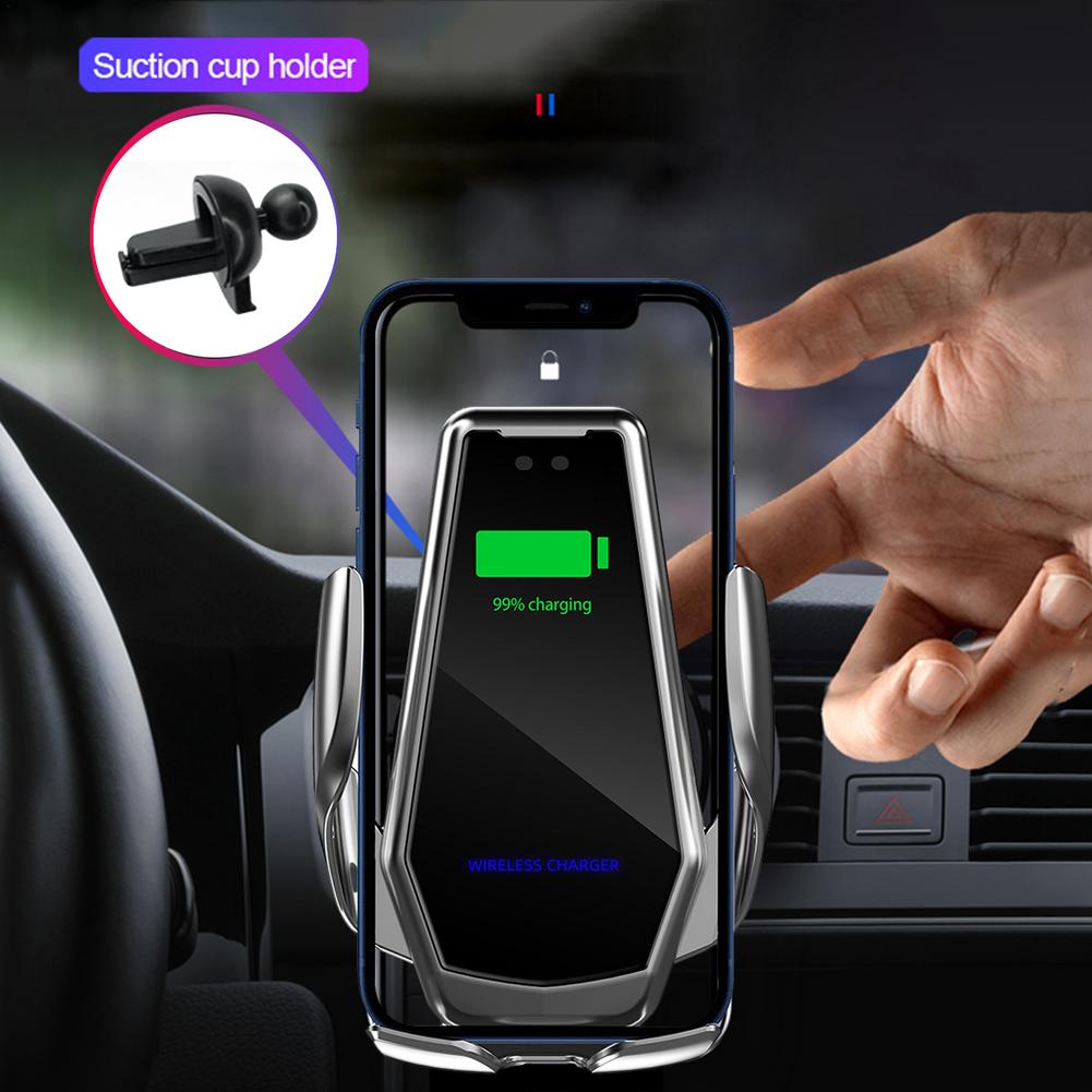 15W H10  Smart Wireless Charging Car Phone Holder
