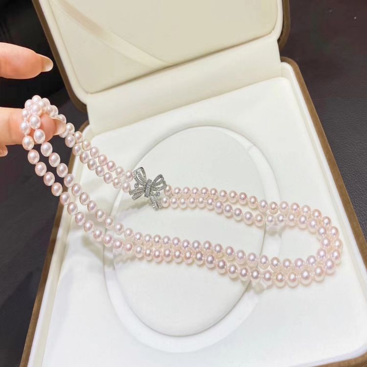 Loose Pearls Nstural Freshwater Pearl Charm Necklaces Fashion Necklace Chains Letter Flower Copper Alloy Link Chain, beads Trendy