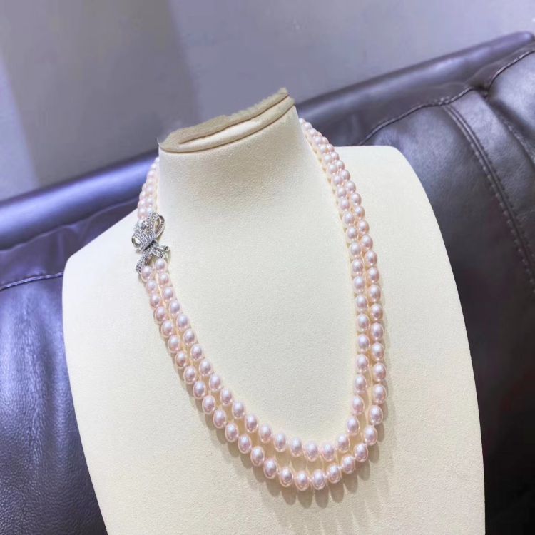 Loose Pearls Nstural Freshwater Pearl Charm Necklaces Fashion Necklace Chains Letter Flower Copper Alloy Link Chain, beads Trendy