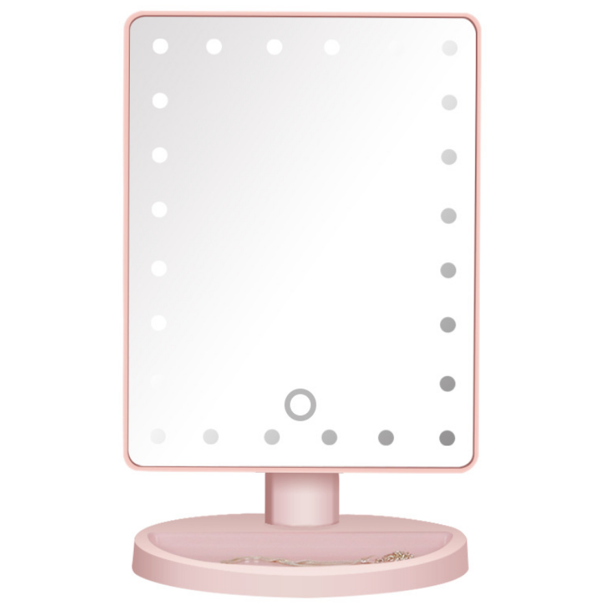 A - LED Lighted Makeup Mirror With Touch Screen