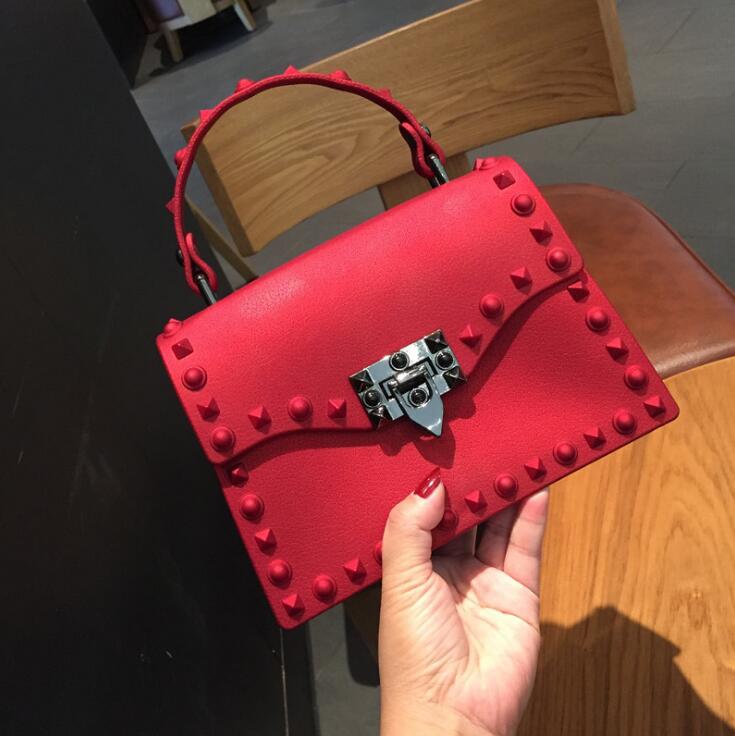 Women Pure Color Fashion Casual Handbags