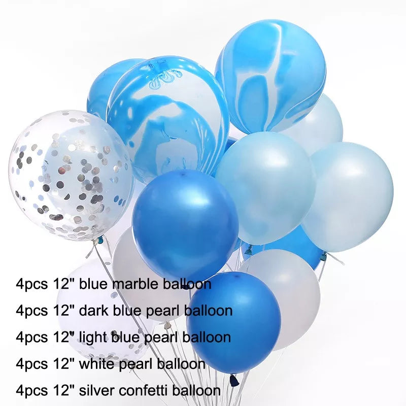 M - 20 pcs Set Confetti Latex Balloon Sets For Wedding Birthday Party