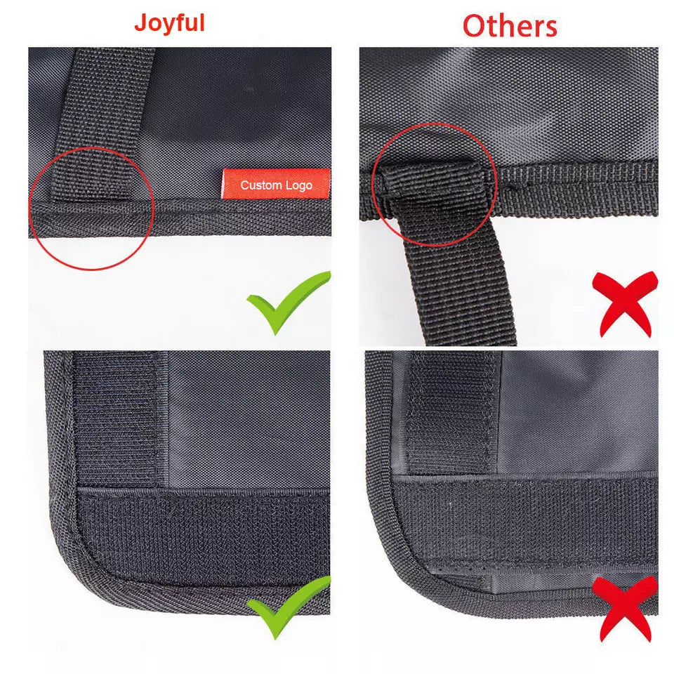 L - Car Back Seat Organizer 89 x 46cm with 8 Large Storage Bag