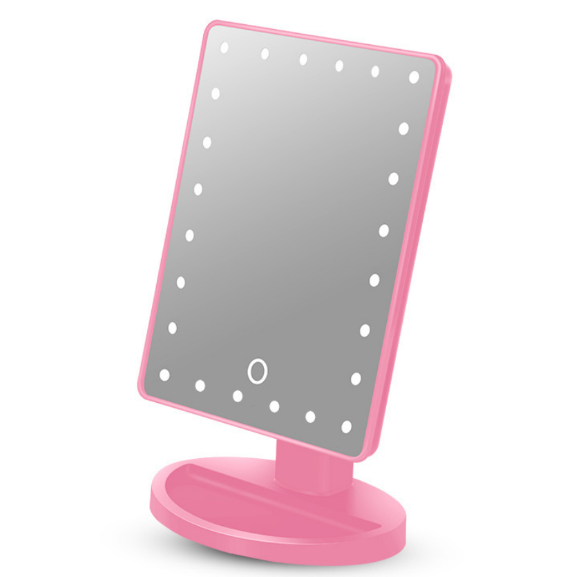 A - LED Lighted Makeup Mirror With Touch Screen