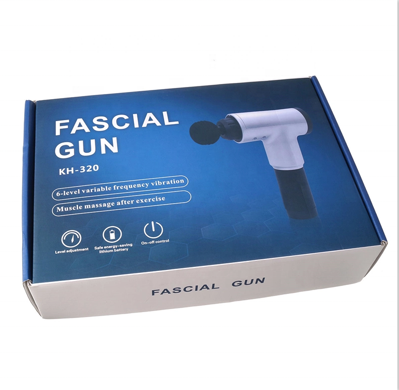Fascial Gun KH - 320 Massage Gun 6 speed Therapeutic Sports massager 4 adjustable heads