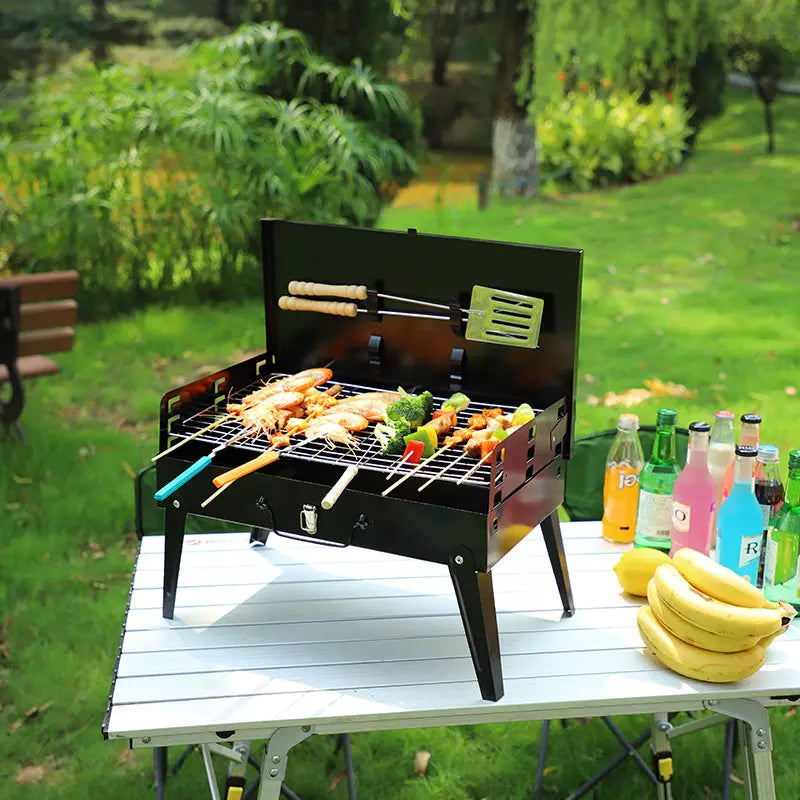 Outdoor Classic Oven Environmentally Friendly Portable Folding Charcoal Grill BBQ