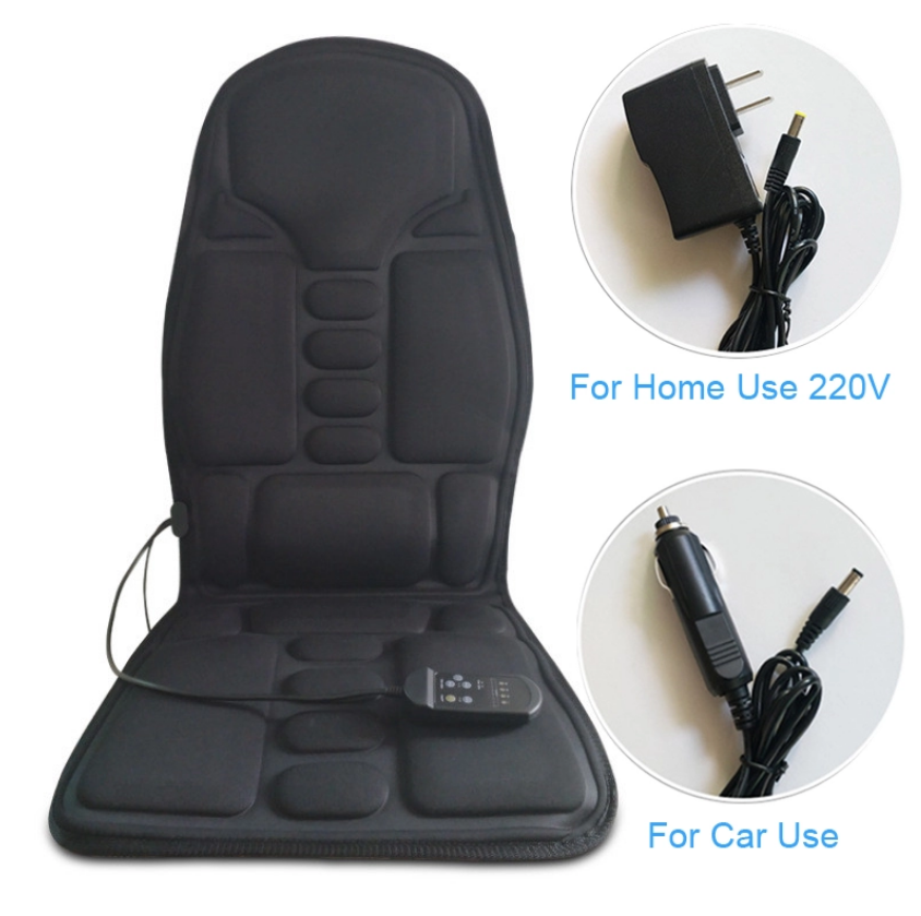 Full body Heated Massage Seat cover Car Home Office