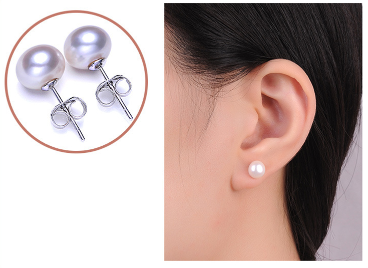 PD - Real Pearl Earrings Celeste Collections Purple Pink Pearls Earring 925 Sterling Silver gift box