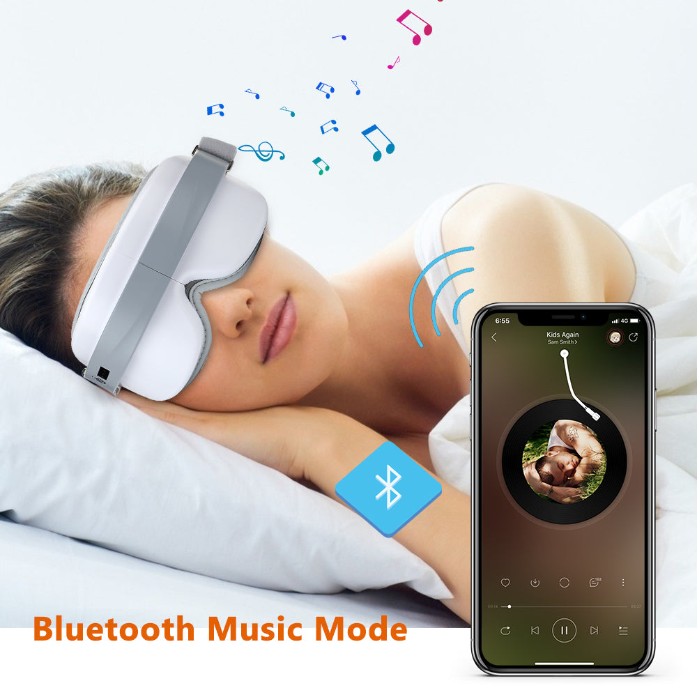 Bluetooth Intelligent eye massage instrument graphene fever vibration hot compress