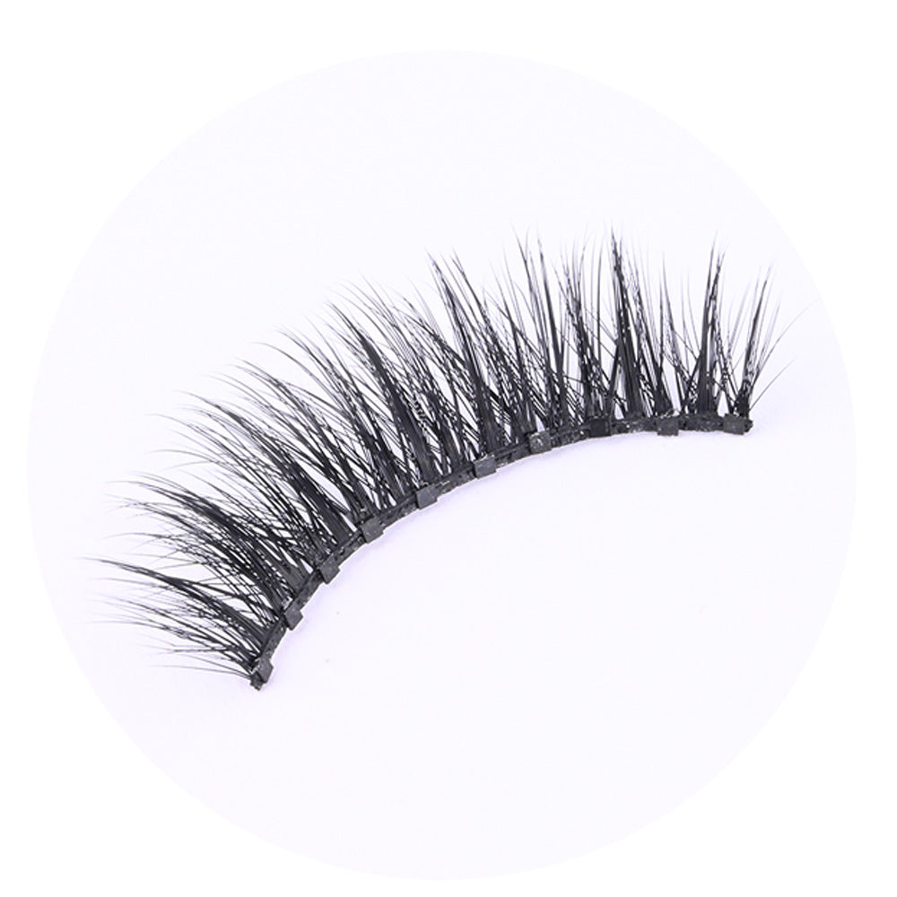 A - 10 Pairs Premium Magnetic Eyelashes & Eyeliner Kit Natural Glamor Lashes Gift Set
