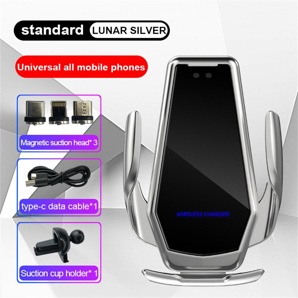 15W H10  Smart Wireless Charging Car Phone Holder