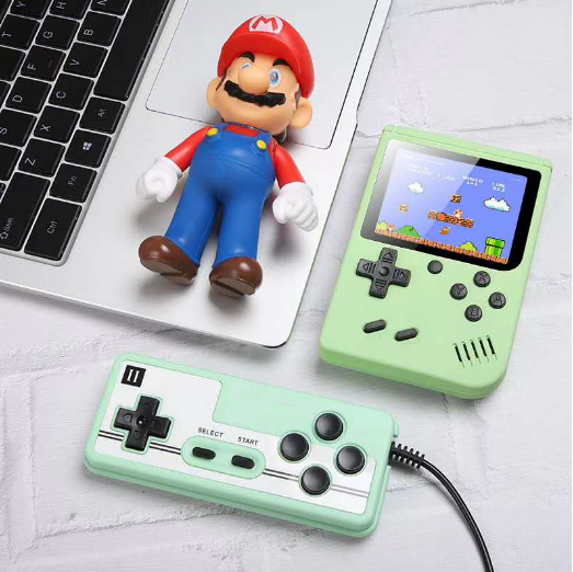 G - 800 Built in Classic Retro Video Games Console Handheld Gameboy 2 player option