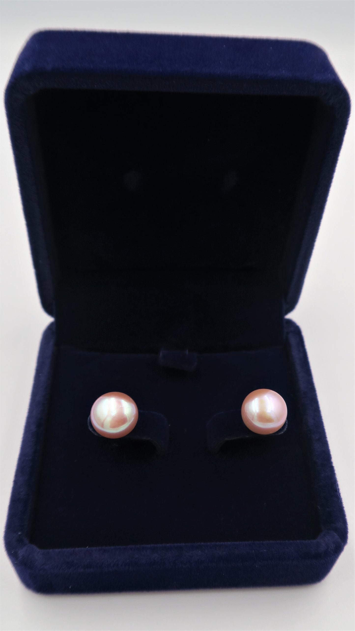 PD - Real Pearl Earrings Celeste Collections Purple Pink Pearls Earring 925 Sterling Silver gift box