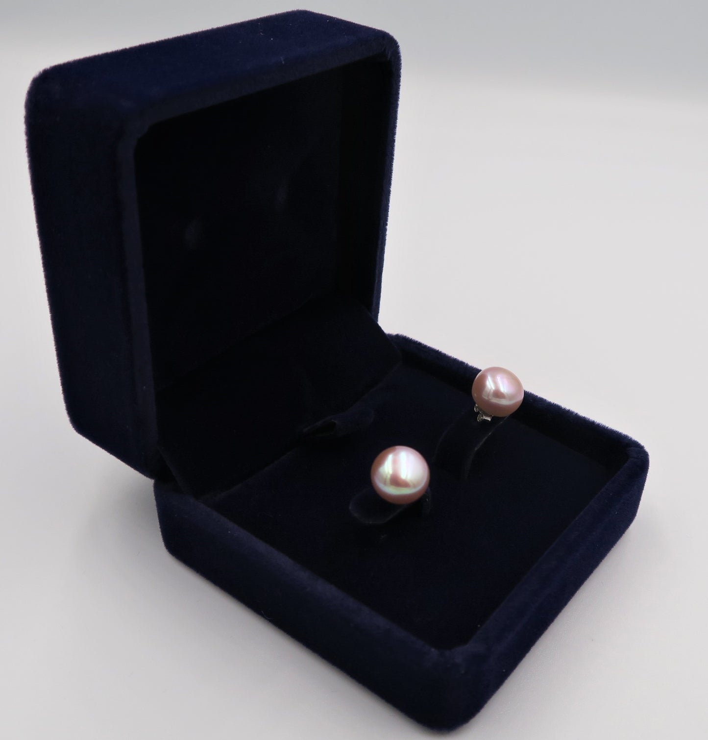 PD - Real Pearl Earrings Celeste Collections Purple Pink Pearls Earring 925 Sterling Silver gift box