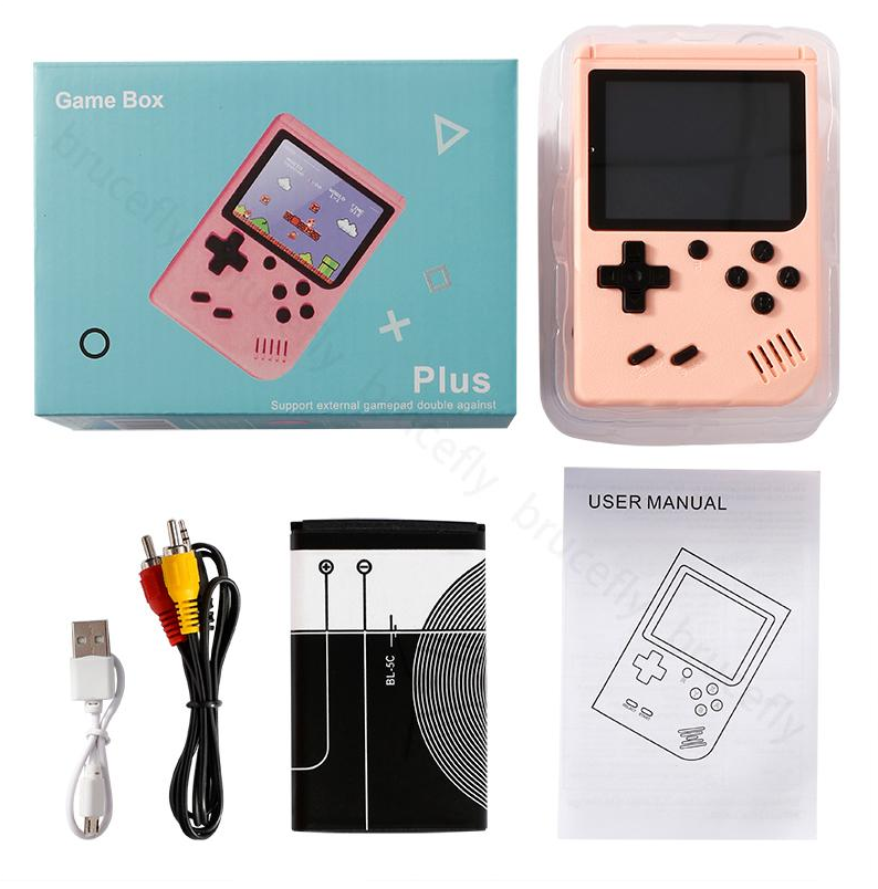 G - 800 Built in Classic Retro Video Games Console Handheld Gameboy 2 player option