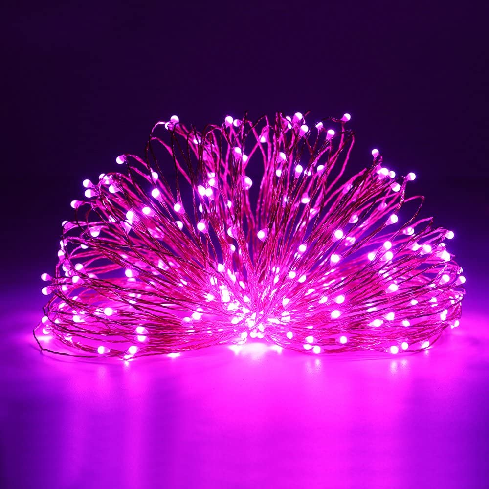 J - ER CHEN Fairy Lights 10 meters / 33ft 100 LED Dual Color 8 Modes Remote Control