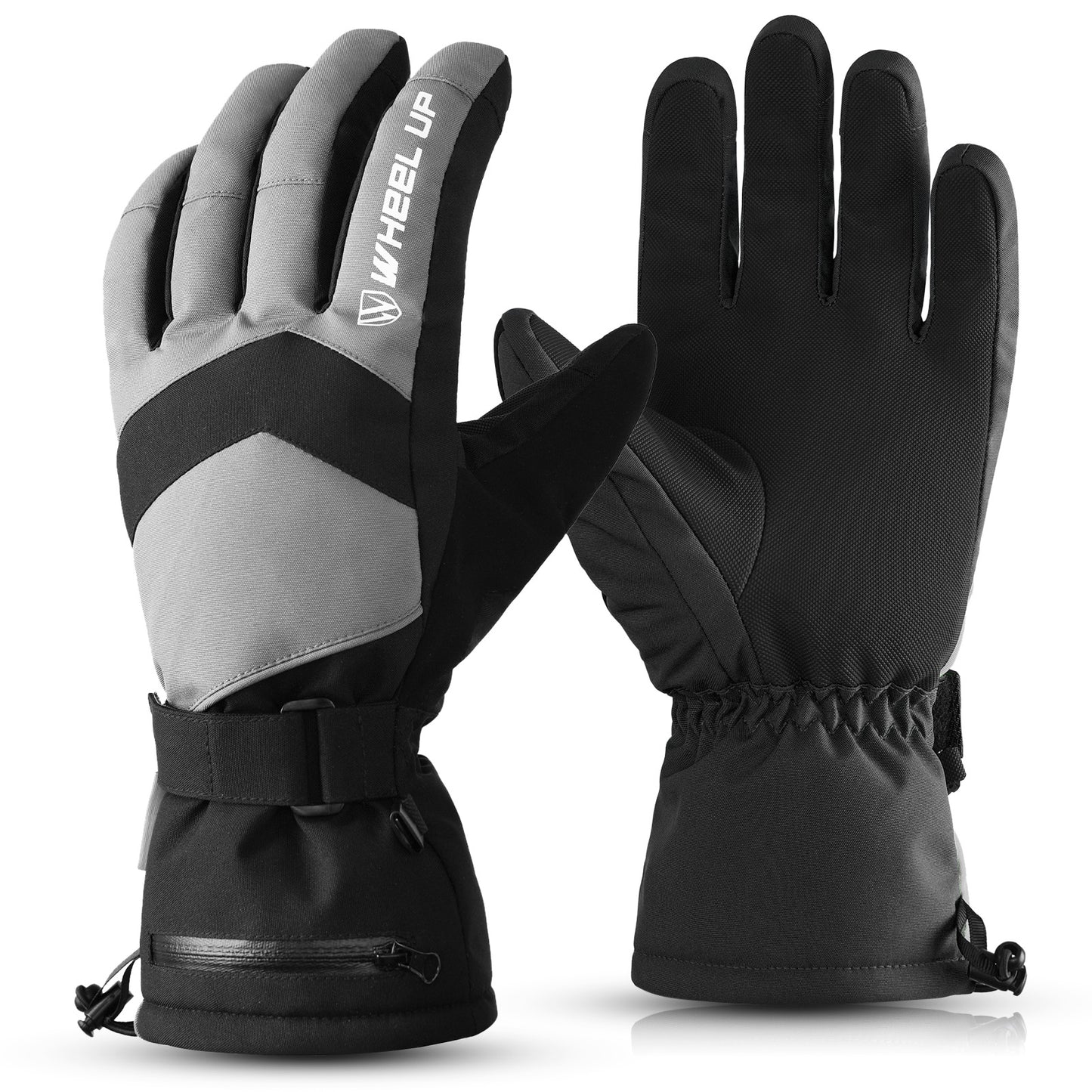 WHEEL UP Winter Gloves Waterproof Windproof Gloves Warm Snowboard Gloves Ski Gloves Bicycle Gloves for Adult