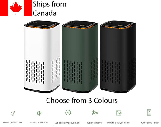 P - Air Hepa Filter & Activated Carbon Purifier filters Negative ion Deodorizor House & Car Portable