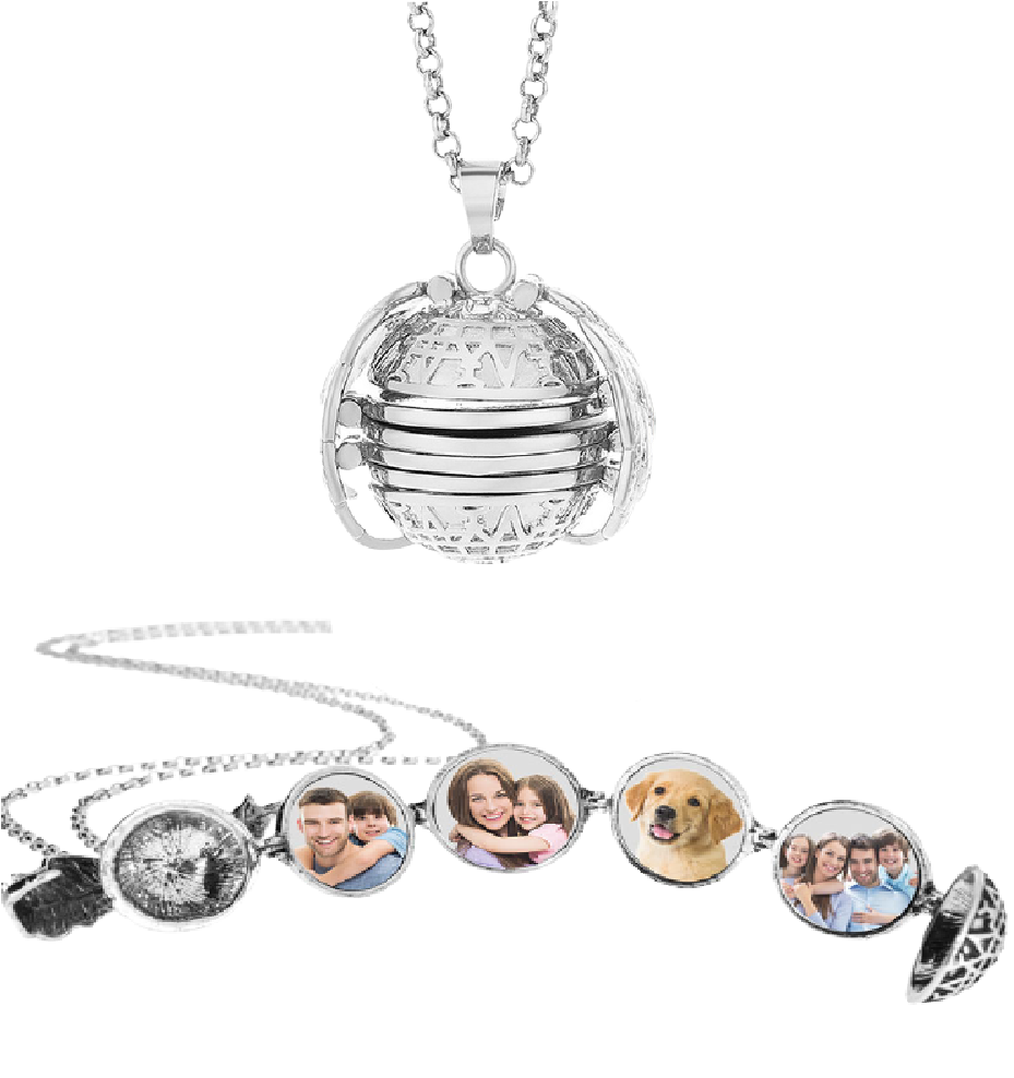 Expanding photo 2025 locket silver